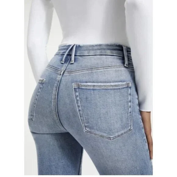 Good American Good Legs Indigo 094 Jeans Size 4/27 $149 NWTS NEW Inseam29” (Y1) - Picture 3 of 12